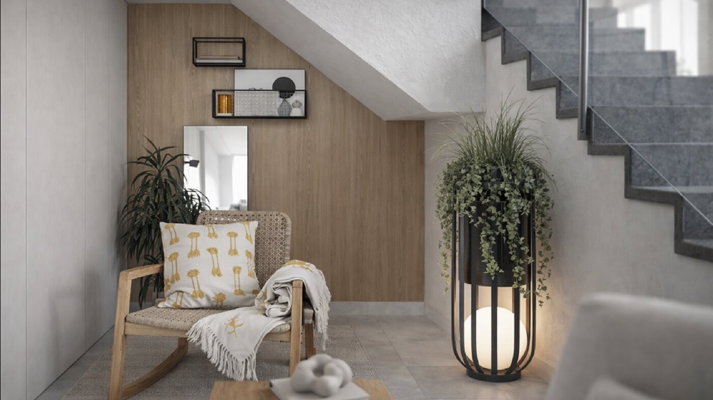 Proyecto de baño minimalista de estudio e